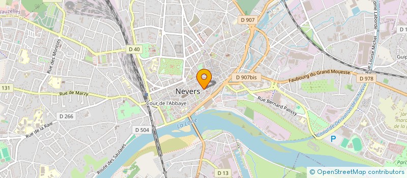 localisation de l'entreprise MADAME AUDE BLUZAT à NEVERS