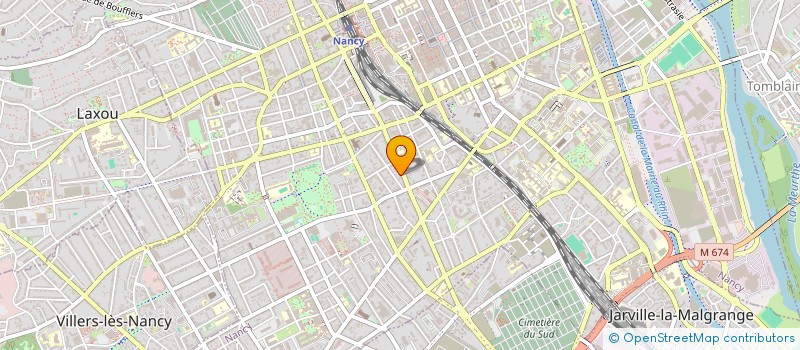 localisation de l'entreprise MADAME AUDE BONNET  NANCY