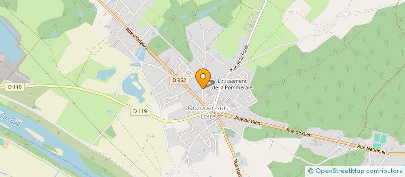 localisation de l'entreprise MADAME AUDE BORTOLOTTI  OUZOUER-SUR-LOIRE