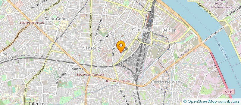 localisation de l'entreprise MADAME AUDE BOUDIER à BORDEAUX