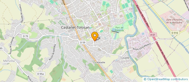 localisation de l'entreprise MADAME AUDE BOURDEAU à CASTANET-TOLOSAN