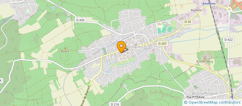 localisation de l'entreprise MADAME AUDE BRANCALEONI  ROSHEIM