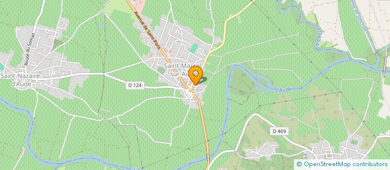 localisation de l'entreprise MADAME AUDE BRASSART  SAINT-MARCEL-SUR-AUDE