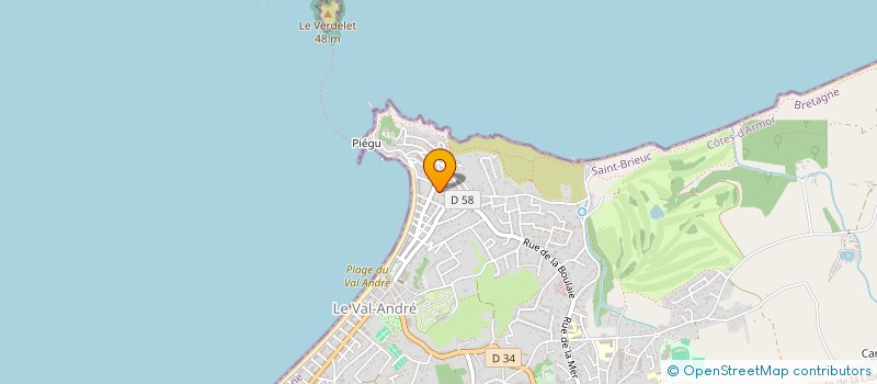 localisation de l'entreprise MADAME AUDE BRENNER  PLENEUF-VAL-ANDRE