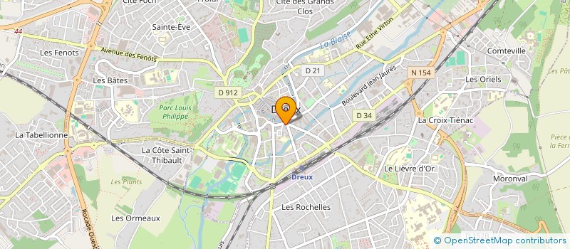 localisation de l'entreprise MADAME AUDE BRICOUT à DREUX