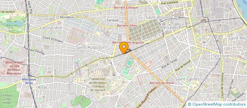 localisation de l'entreprise MADAME AUDE BROUSSE  BORDEAUX