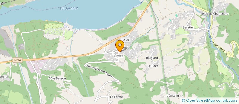 localisation de l'entreprise MADAME AUDE BUSSEREAU  EMBRUN