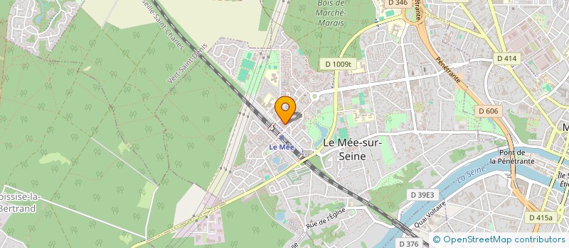 localisation de l'entreprise MADAME AUDE CABARRUS  LE MEE-SUR-SEINE