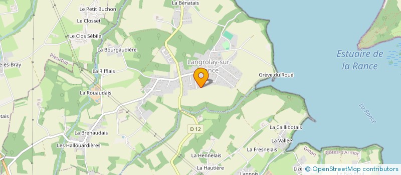 localisation de l'entreprise MADAME AUDE CALENTIER  LANGROLAY-SUR-RANCE