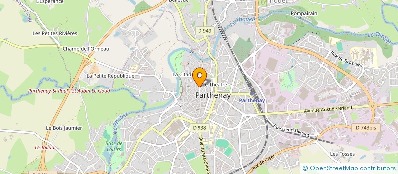 localisation de l'entreprise MADAME AUDE CAMIADE  PARTHENAY