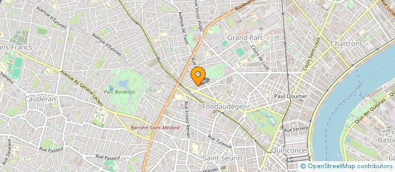 localisation de l'entreprise MADAME AUDE CANEVAROLO  BORDEAUX