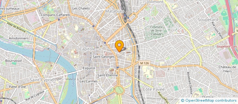 localisation de l'entreprise MADAME AUDE CANTIN  TOULOUSE