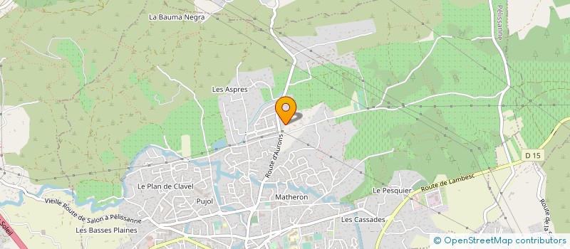 localisation de l'entreprise MADAME AUDE CANUEL à PELISSANNE