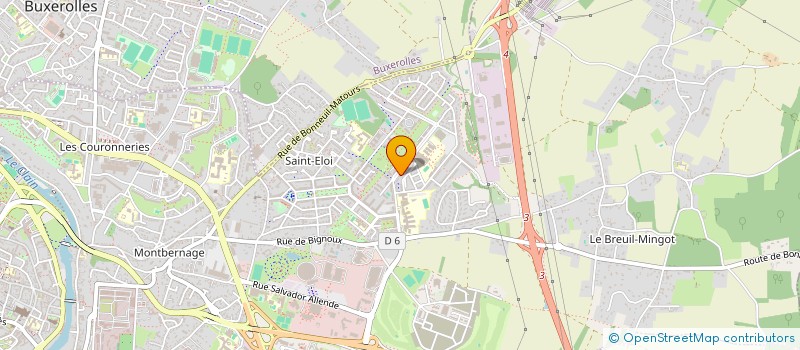 localisation de l'entreprise MADAME AUDE CARTAIS à POITIERS
