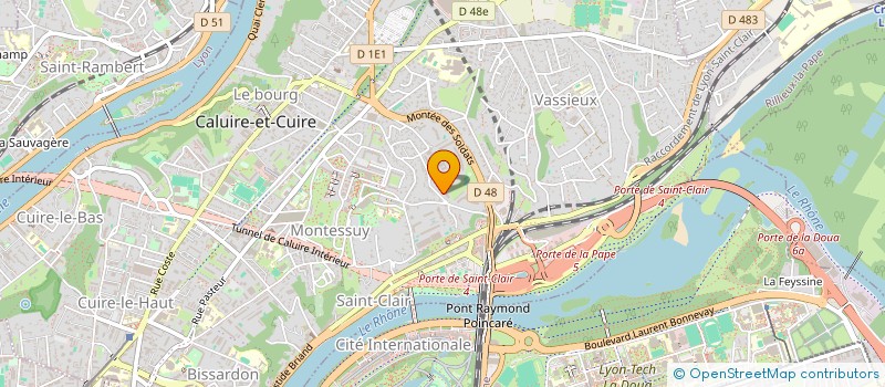 localisation de l'entreprise MADAME AUDE CAULIEZ  CALUIRE-ET-CUIRE