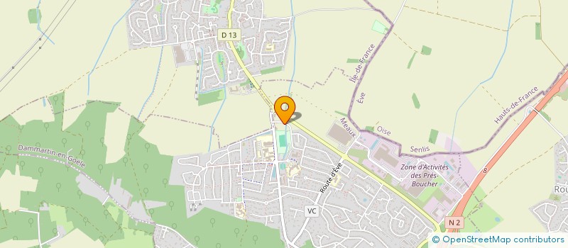 localisation de l'entreprise MADAME AUDE CAVAILLES à DAMMARTIN-EN-GOELE