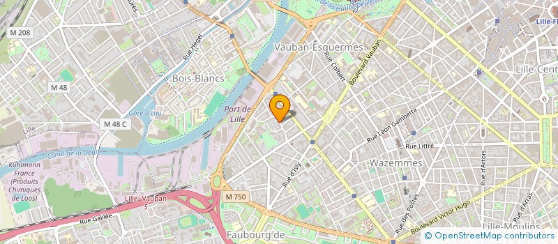 localisation de l'entreprise MADAME AUDE CHABROL à LILLE