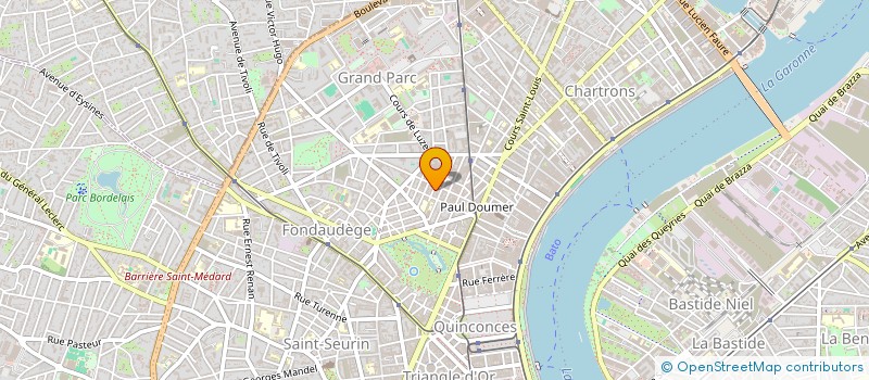 localisation de l'entreprise MADAME AUDE CHARLIER  BORDEAUX