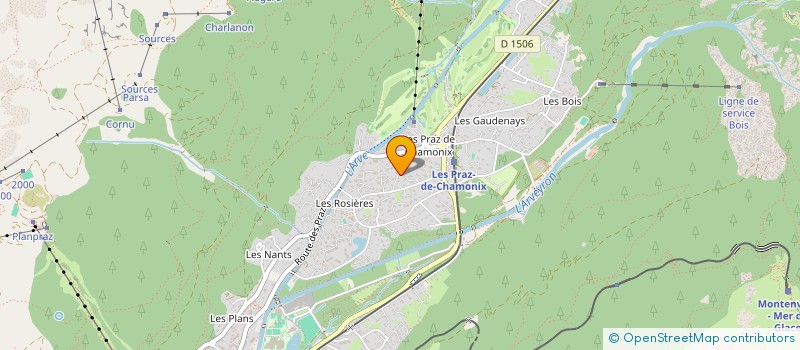 localisation de l'entreprise MADAME AUDE CHAUVELIER  CHAMONIX-MONT-BLANC