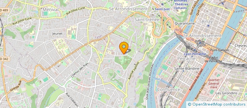 localisation de l'entreprise MADAME AUDE CHAVIGNY DE LACHEVROTIERE à SAINTE-FOY-LES-LYON