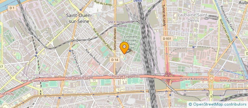 localisation de l'entreprise MADAME AUDE CHAZOTIER à SAINT-OUEN-SUR-SEINE