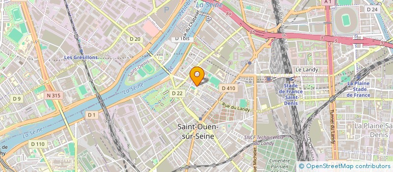 localisation de l'entreprise MADAME AUDE CHEVASSUS-MORE à SAINT-OUEN-SUR-SEINE