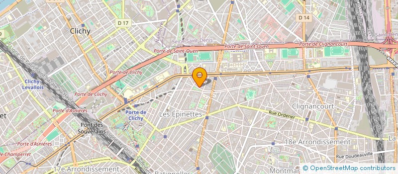 localisation de l'entreprise MADAME AUDE CISSE  PARIS