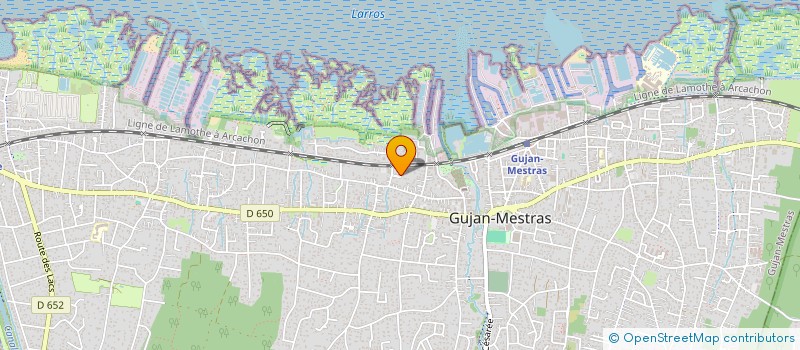 localisation de l'entreprise MADAME AUDE CLAIRE CANTREAU  GUJAN-MESTRAS