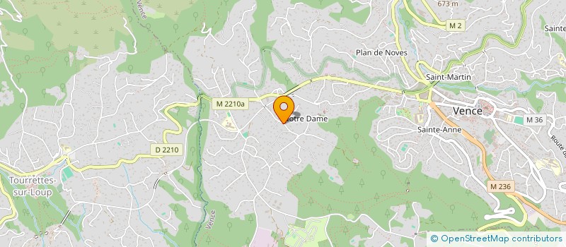 localisation de l'entreprise MADAME AUDE-CLAIRE MARKIEWICZ à VENCE