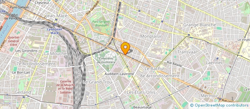 localisation de l'entreprise MADAME AUDE CLAIRE SAMAIN à LYON