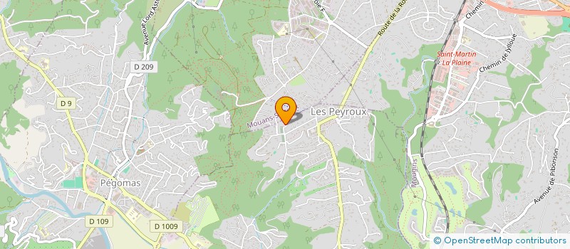 localisation de l'entreprise MADAME AUDE CLINCKEMAILLE  LA ROQUETTE-SUR-SIAGNE