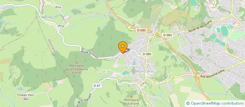 localisation de l'entreprise MADAME AUDE COLLARD à MONTCENIS
