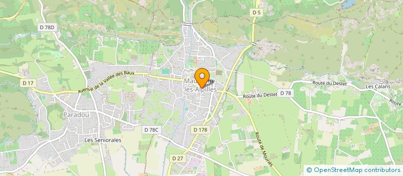 localisation de l'entreprise MADAME AUDE COLOMBO  PARADOU