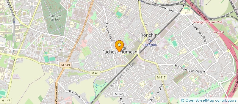 localisation de l'entreprise MADAME AUDE COMADA  CARVIN