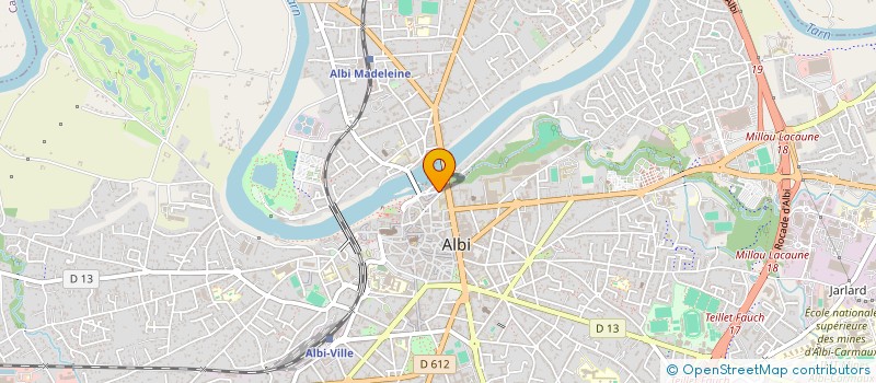 localisation de l'entreprise MADAME AUDE CONSTANS à ALBI