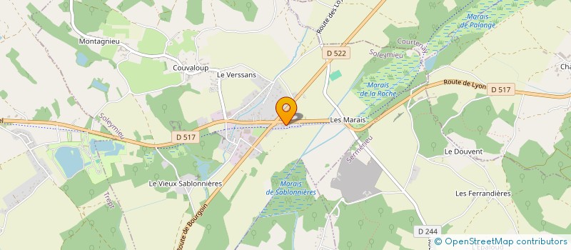 localisation de l'entreprise MADAME AUDE COQUILLARD  SOLEYMIEU