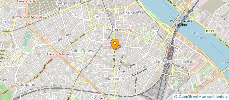 localisation de l'entreprise MADAME AUDE CORVISIER  BORDEAUX