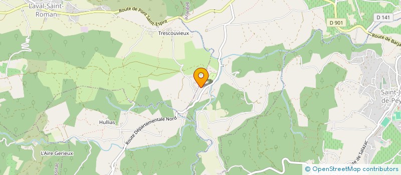 localisation de l'entreprise MADAME AUDE COSTA  AIGUEZE