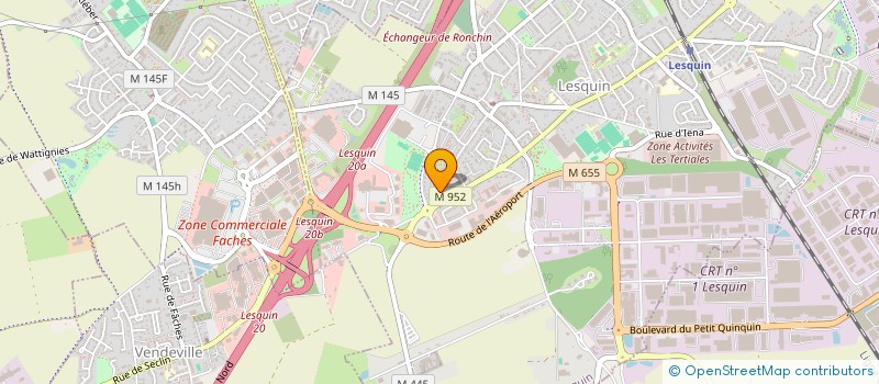 localisation de l'entreprise MADAME AUDE COUDEVILLE à LESQUIN