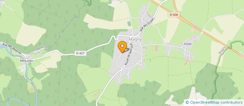 localisation de l'entreprise MADAME AUDE COUDRAY à MAGNY