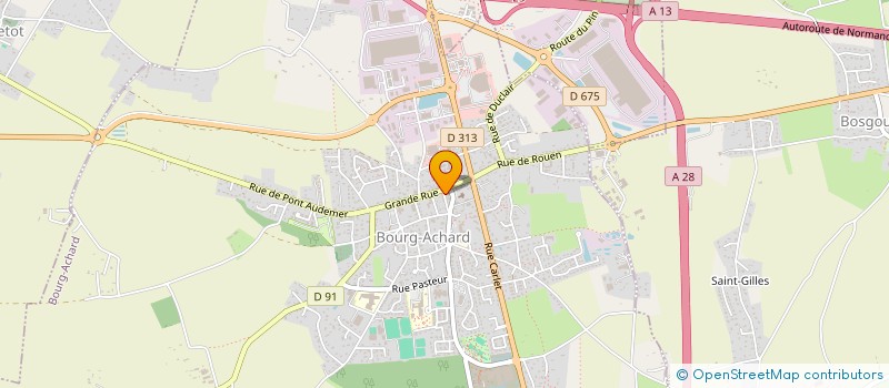 localisation de l'entreprise MADAME AUDE COULOUDOU  BOURG-ACHARD