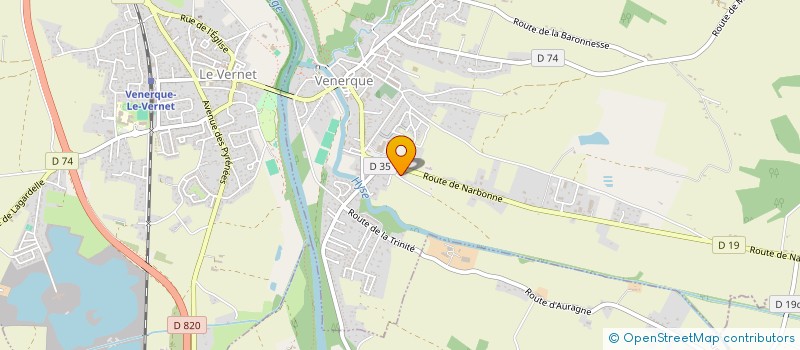 localisation de l'entreprise MADAME AUDE COURTIADE à VENERQUE