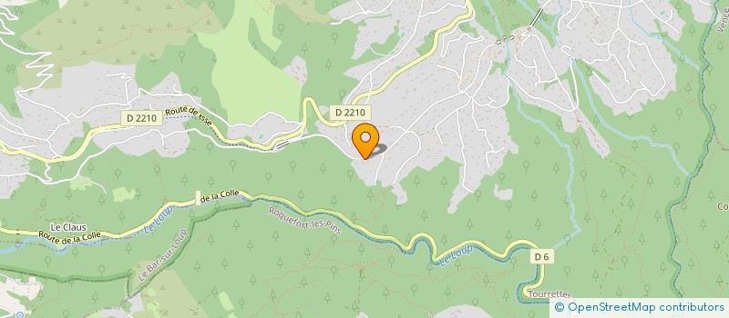localisation de l'entreprise MADAME AUDE D'AMBRA à TOURRETTES-SUR-LOUP
