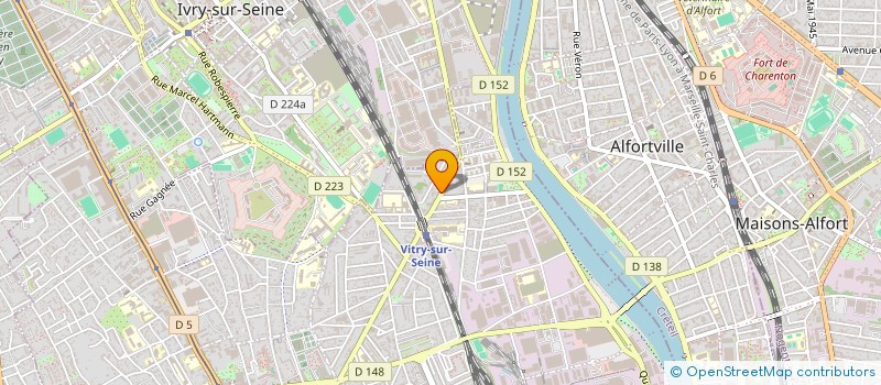 localisation de l'entreprise MADAME AUDE D ORTHO à VITRY-SUR-SEINE