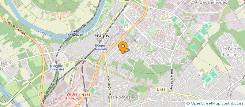 localisation de l'entreprise MADAME AUDE DA SILVA  ERAGNY