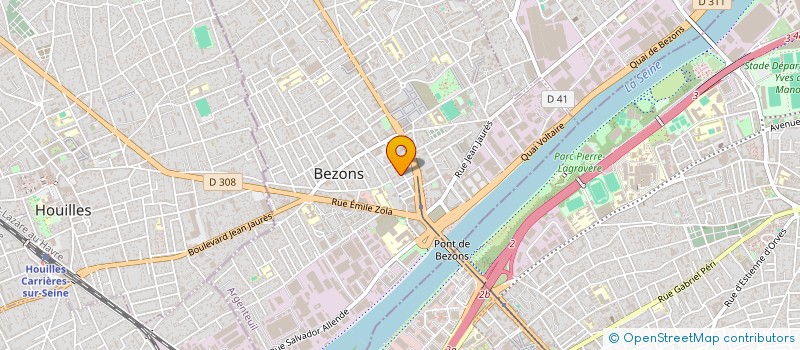 localisation de l'entreprise MADAME AUDE DAGBLASSOU à BEZONS