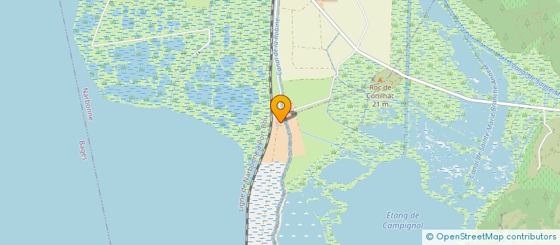 localisation de l'entreprise MADAME AUDE DARAS  NARBONNE