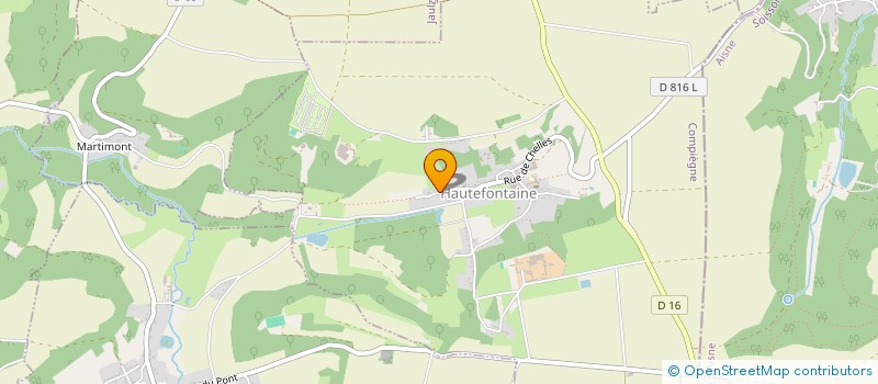 localisation de l'entreprise MADAME AUDE DE BERTIER  CROUTOY