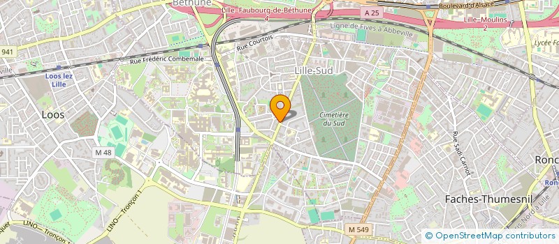 localisation de l'entreprise MADAME AUDE DE MESMAEKER à LILLE