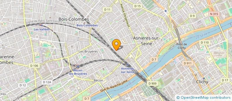 localisation de l'entreprise MADAME AUDE DE VERDELHAN à ASNIERES-SUR-SEINE